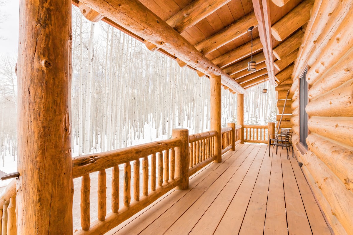 The covered deck